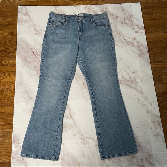Levi’s 515 boot cut light wash jeans in women’s size 16 - Picture 2 of 12